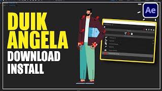 DUIK ANGELA Download And Install 2023  After Effects Tutorials