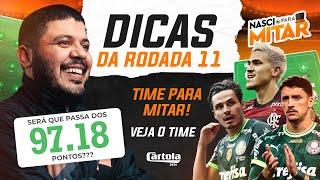 CARTOLA FC 2024 - LIVE RODADA 11 - DICAS RODADA 11.