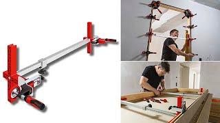 The door frame clamp TU – Easy to handle and maintains the precise door frame dimensions    BESSEY