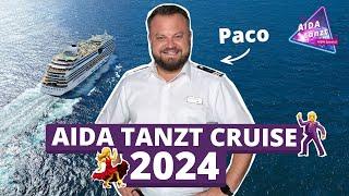 AIDAdiva AIDA tanzt Cruise 2024  Vlog mit Entertainment Manager Paco