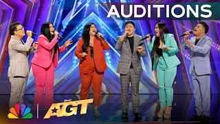 Early Release Filipino Singers L6 Perform All By Myself by Celine Dion  Auditions  AGT 2024