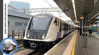 trains at stratford DLR tube national rail TFL rail and London overground
