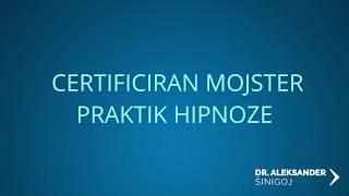 Certificiran mojster praktik hipnoze s Phillipom Holtom in Aleksandrom Šinigojem