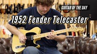 1952 Fender Telecaster Black Guard  Guitar of the Day