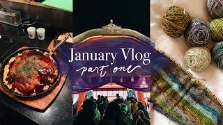 COZY CARDIGANS January ‘22 Vlog - Part 1 - Stripey Knits Test Knitting and a Sock FO