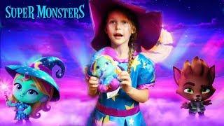 Halloween Pretend Play Carnival Toy Surprise with Netflix Super Monsters