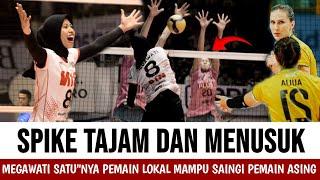 AKSI MEGA KELAS EROPA  GENDONG INDONESIA MEGAWATI SATUNYA PEMAIN LOKAL TOP SKOR DI PROLIGA 2024.