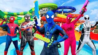 SUPERHEROs Story  If Water Fights Were Like Battle Royales  Action Funny  - Follow Me