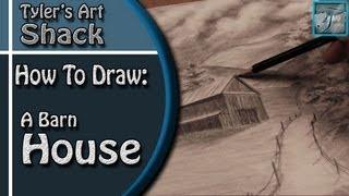 How to Draw a Barn House