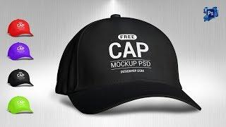 Photoshop cs6 Tutorial - How to make Cap Mockup