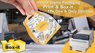 Instant Digital Packaging Print and Box it the One and Only Solution