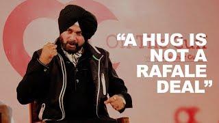 A hug is not a Rafale deal Navjot Sidhu on being embraced by Pakistan Army chief at #ThePrintOTC