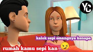 Pas Rumah Sepi Langsung Minta Jatah W1kw1k Ke Pacar  cerita animasi