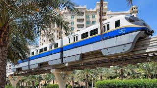 Palm Jumeirah Monorail in Dubai UAE   Dubai Monorail  2024