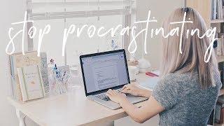 How to Stop Procrastinating & Get Work Done  Productivity Tips & Hacks