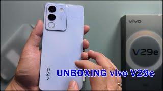 Unboxing vivo V29e