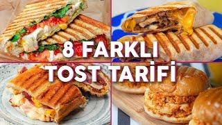  EN AZ ÜÇÜNÜ YAPACAKSINIZ Gurme ve Leziz 8 Farklı Tost Tarifi - Pratik Yemek Tarifleri