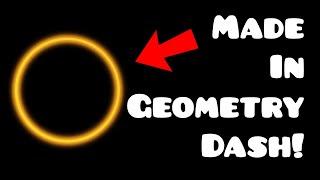I Recreated The Solar Eclipse In Geometry Dash and making a level later