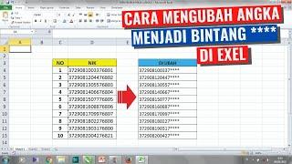 Cara Cepat Menyembunyikan 4 Digit NIK Terakhir di Excel