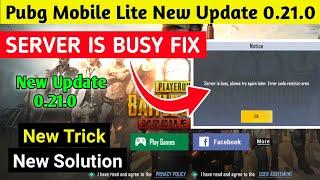 HOW TO SOLVE PUBG MOBILE LITE SERVER IS BUSY PLEASE TRY AGAIN LATER PROBLEM PUBG LITE RESTRICT AREA