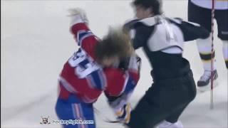 Adam McQuaid vs Ryan White Feb 15 2012