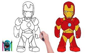 Demir Adam Nasıl Çizerim How to Draw Iron Man