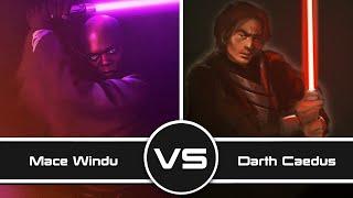 Versus Series Mace Windu VS. Darth Caedus