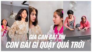 Gia đình bất ổn của mẹ và con gái ngang ngược - Tổng hợp mẹ Đan bé Tín p1  Khiết Đan