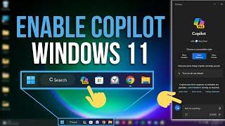 HOW TO ENABLE COPILOT IN WINDOWS 11 Easy Tutorial  How to Enable Windows Copilot