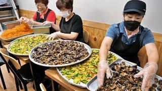 밥이 보약이다 하루 200그릇 팔리는 청국장 도망간 입맛도 돌아오게 만드는 9가지 반찬과 보리밥 청국장 맛집 Cheonggukjang - Korean Street food