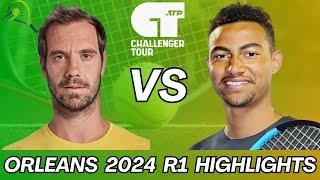 Richard Gasquet vs Calvin Hemery  Orleans 2024 R1 Highlights