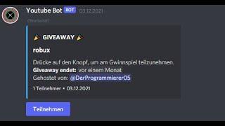 Giveaway System  discord.js #31