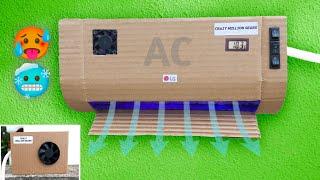 How to make AC  Smart Air Conditioner At Home  Powerful AC
