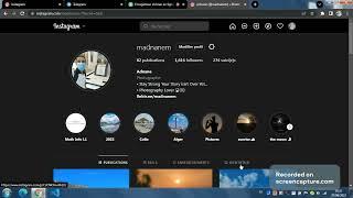 How to activate dark mode on Instagram PC