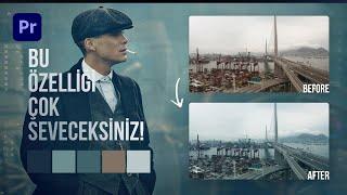 BEĞENİLEN SİNEMA RENKLERİNİ VİDEOLARINIZA UYARLAYIN Basit Premiere Renk Eşleştirme Özelliği