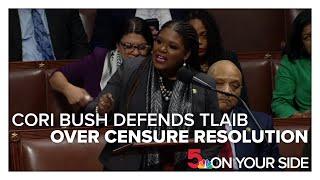 Cori Bush passionately defends Rep. Tlaib in heated debate over her censure