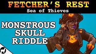 Monstrous Skull Riddle Location  Fetchers Rest Riddle Devils Roar  Sea of Thieves