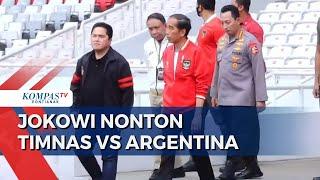 Presiden Jokowi akan Nonton Timnas Indonesia vs Argentina di GBK
