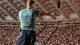 Coldplay Roma Stadio Olimpico 15.07.2024 - Chris Martin invita tre fans sul palco