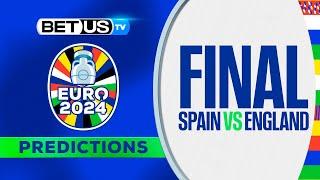 EURO 2024 Final Winner Takes All  Spain vs England Picks Soccer Tips & Predictions