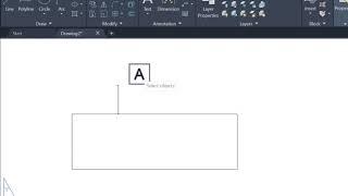 Adding datum feature symbol in AutoCAD 2021