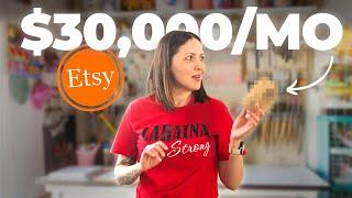 How I Made $30K in 1 MONTH on Etsy