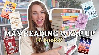 the 16 books I read in May  *monthly reading wrap-up*