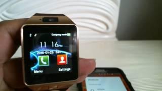 How to pair DZ09 Smart Watch to Samsung Android Phone
