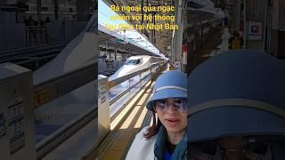 bulet train in japan is very fast#hethongtaudienngam# traveltojapan#nhatban#taudiennhanh#travel