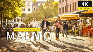 Last Days of Summer in Malmö  Sweden 2024  4K UHD  A Tour of the City Centers Best Spots