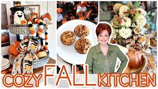 COZY FALL KITCHEN DECORATE WITH ME & New Fall Recipe