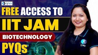 IIT JAM Biotechnology PYQ Free Download  IIT JAM Biotechnology Previous Question Papers  IFAS