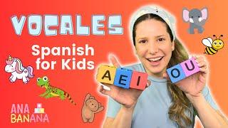 Aprende las Vocales en Español para niños  Desarrollo del Lenguaje para niños