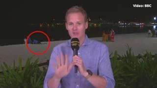 LIVE BBCs Dan walker presents beach sex at the Olympics